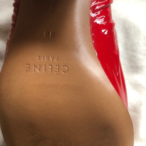 Celine Leather Soft Ballerina Heels size 38 - Picture 4 of 6